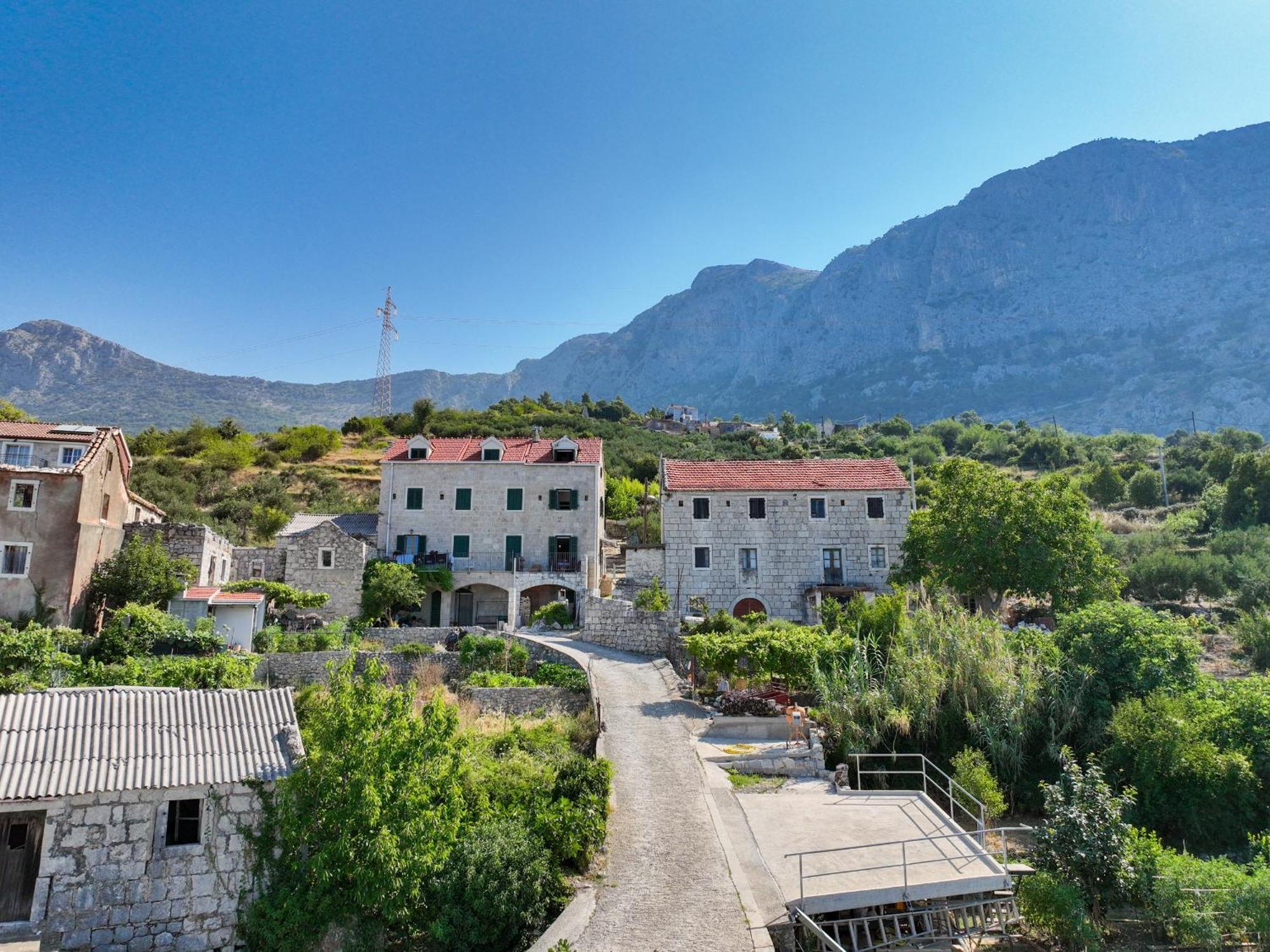 Stone House Kurtic Stara Podgora Villa Buitenkant foto