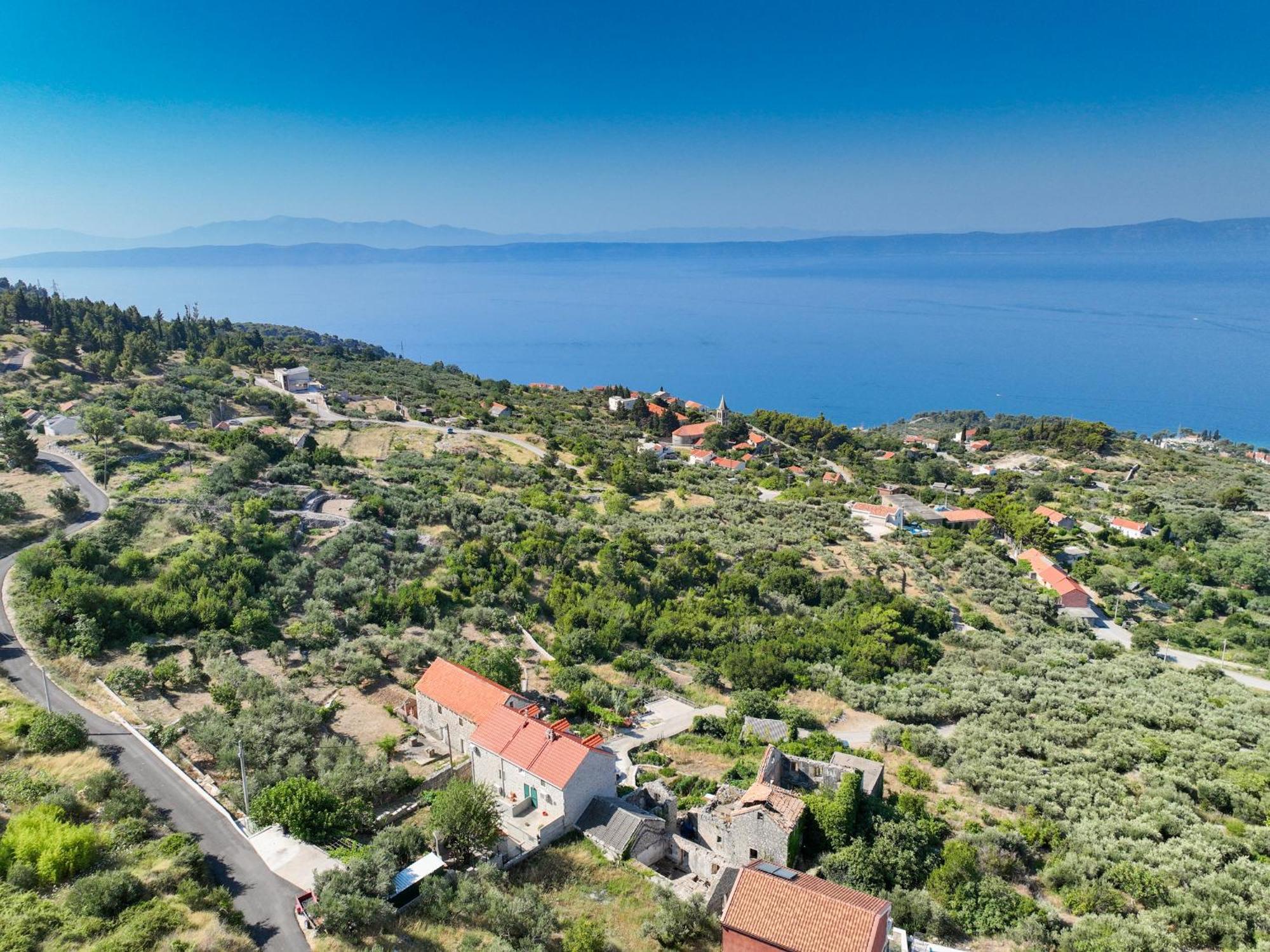 Stone House Kurtic Stara Podgora Villa Buitenkant foto